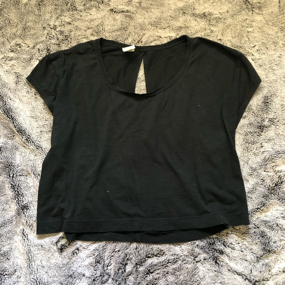 Oversized Tee with Open Back